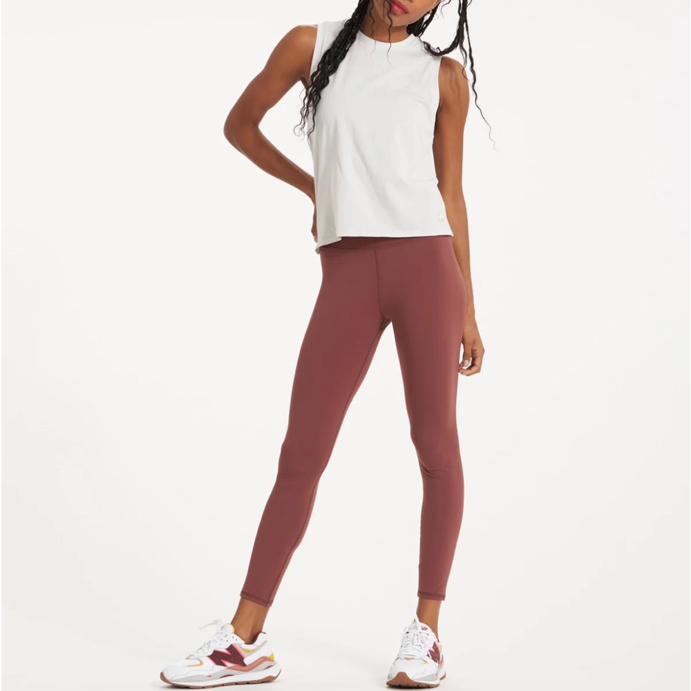 Vuori Rib Studio Leggings in Cedar